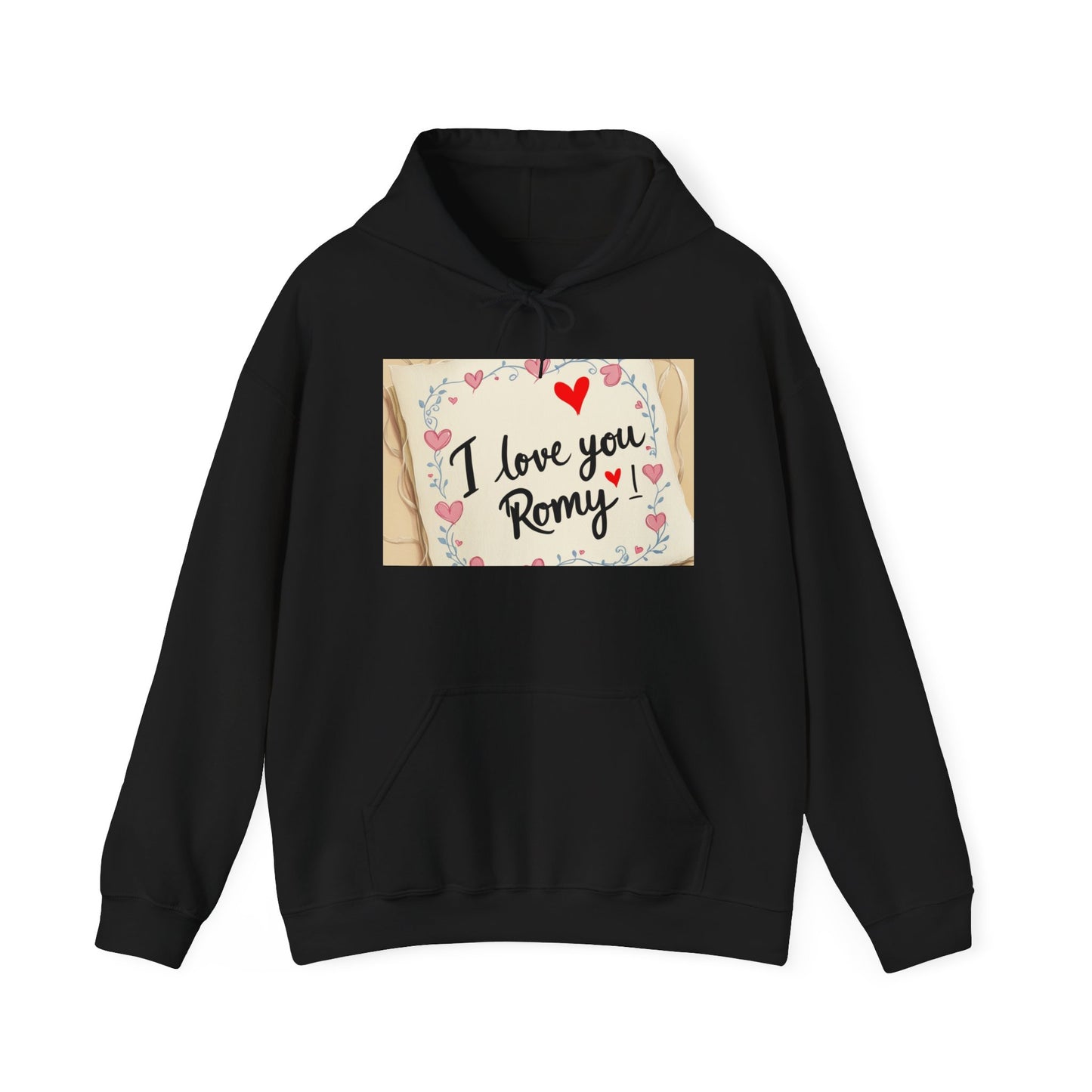 “Valentine special - Express Your Love - I Love You, Romy Hooded Sweatshirt”