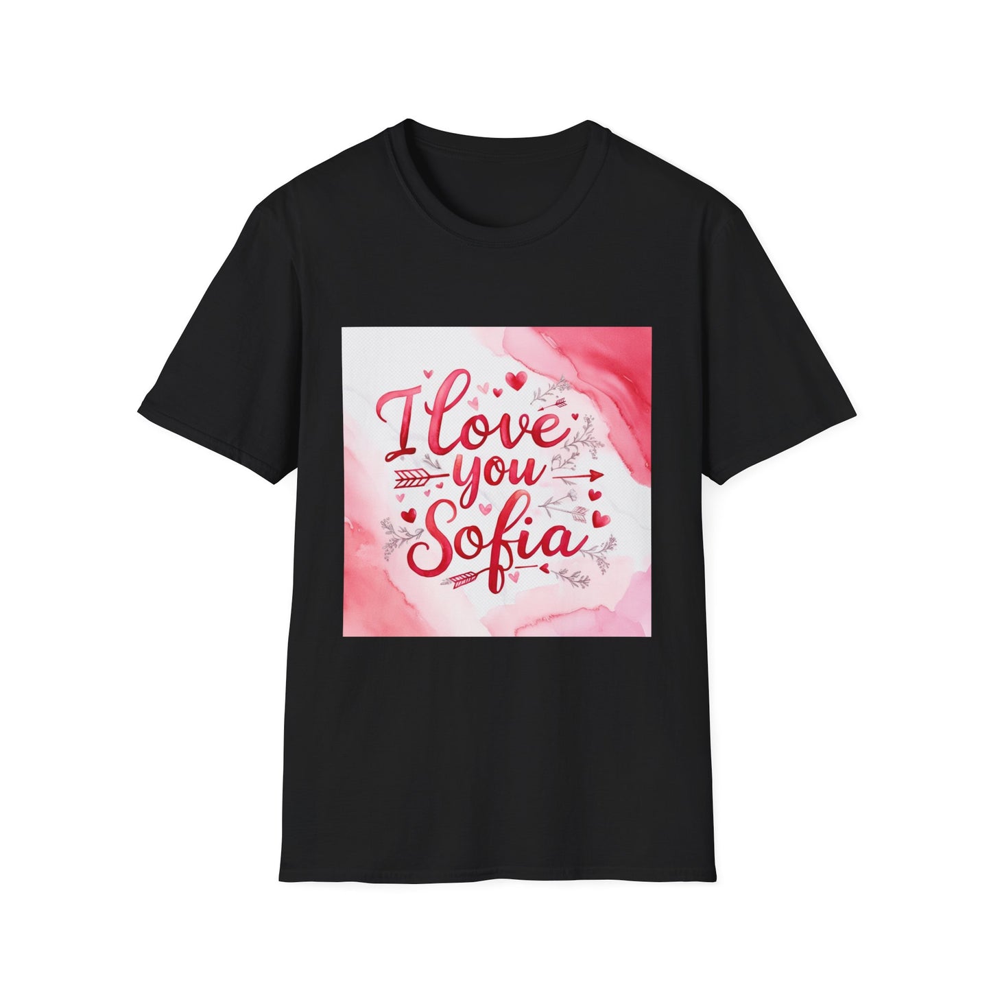 “Valentine special - Express Your Love - I Love You, Sofia T-shirt”