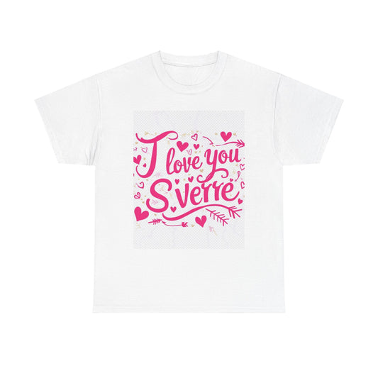 “Valentine special - Express Your Love - I Love You, Sverre T-shirt”