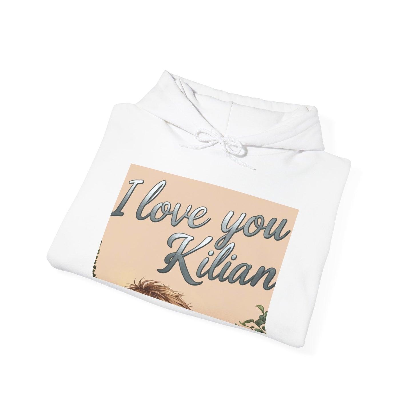“Valentine special - Express Your Love - I Love You, Kilian Hooded Sweatshirt”