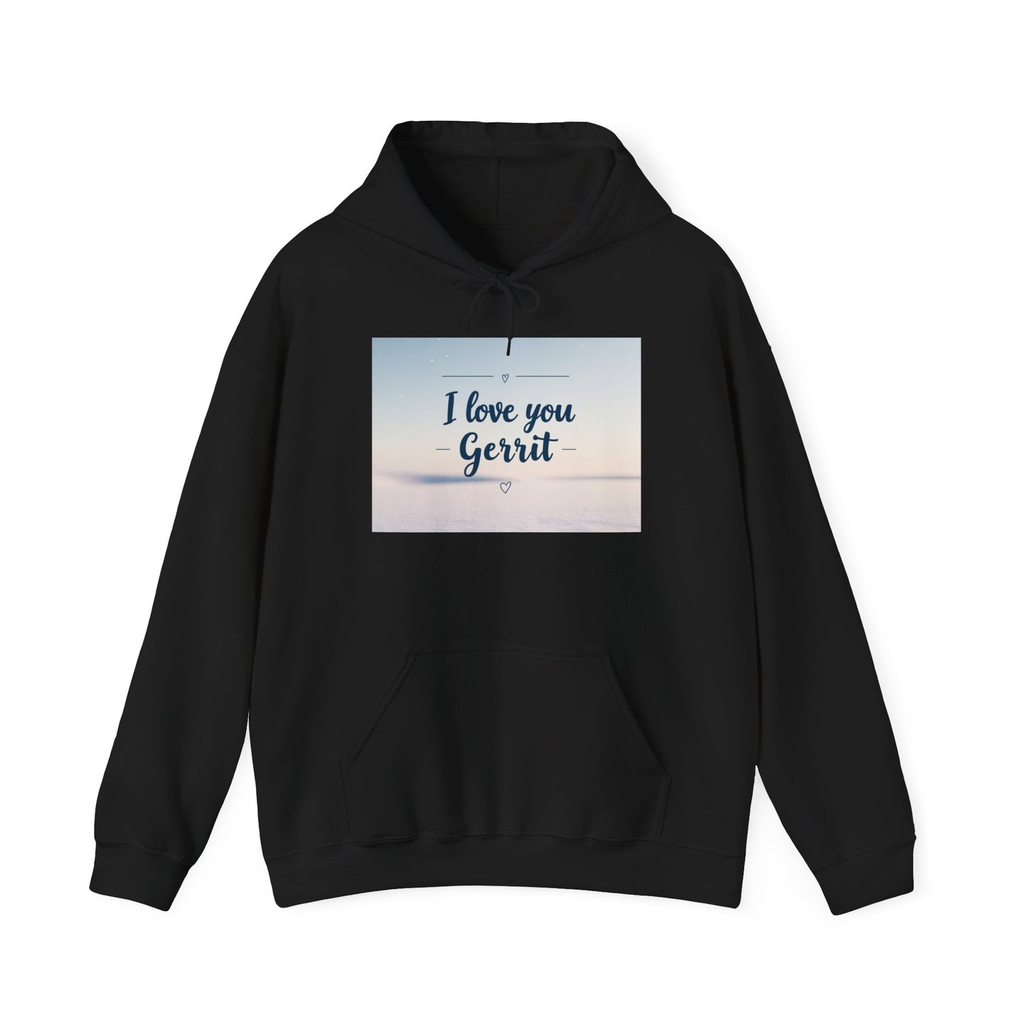 “Valentine special - Express Your Love - I Love You, Gerrit Hooded Sweatshirt”