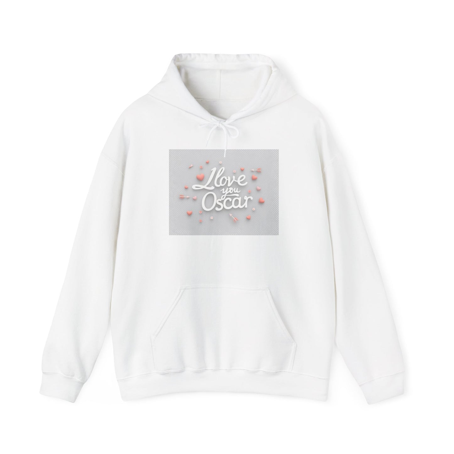 “Valentine special - Express Your Love - I Love You, Oscar Hooded Sweatshirt”