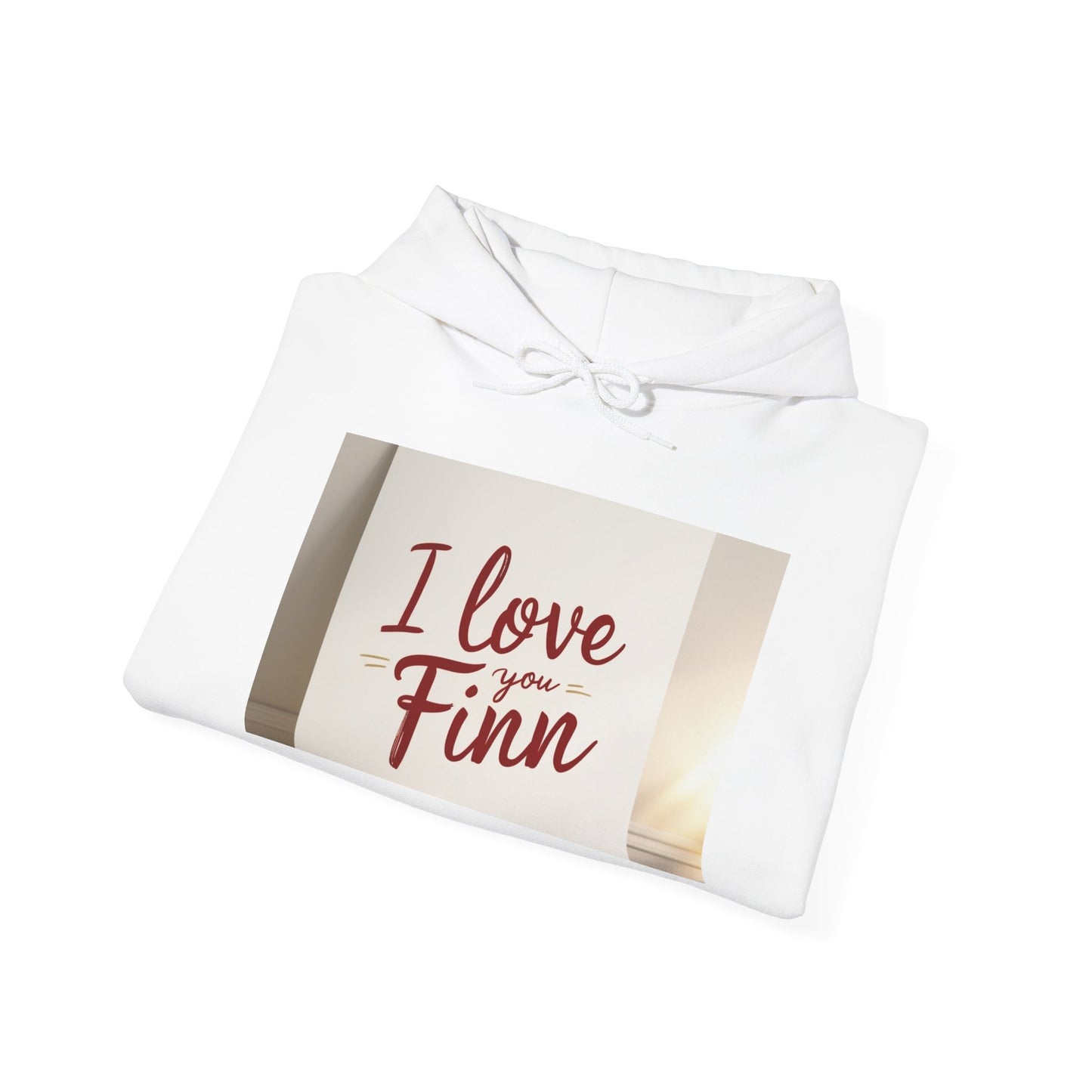“Valentine special - Express Your Love - I Love You, Finn Hooded Sweatshirt”