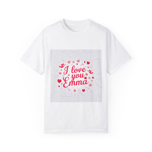 “Valentine special - Express Your Love - I Love You, Emma T-shirt”