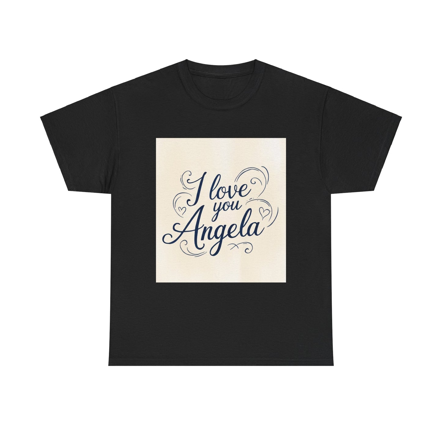 “Valentine special - Express Your Love - I Love You, Angela T-shirt”
