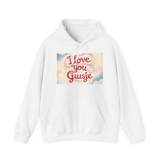 “Valentine special - Express Your Love - I Love You, Guusje Hooded Sweatshirt”