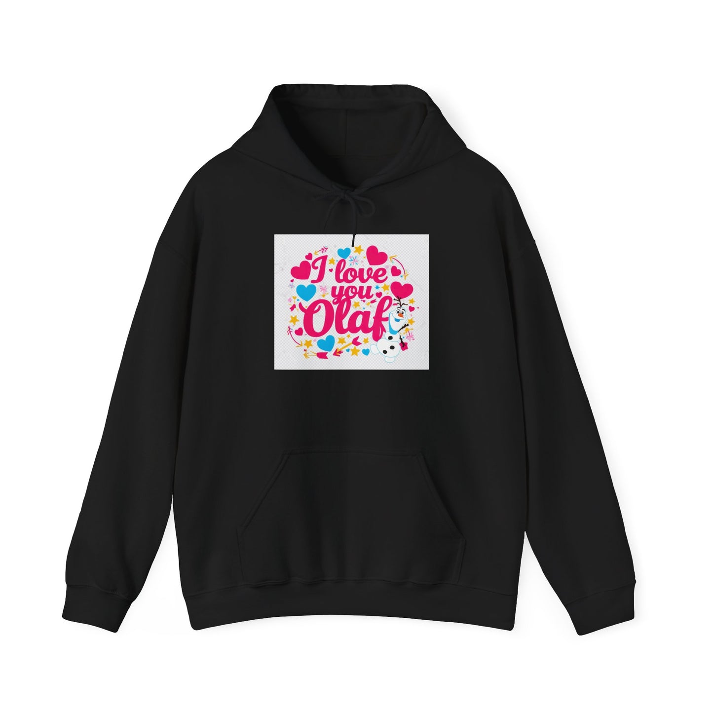 “Valentine special - Express Your Love - I Love You, Olaf Hooded Sweatshirt”