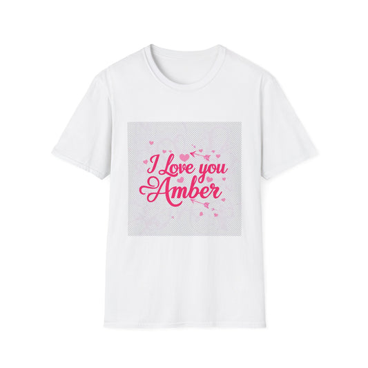 Valentine special - Express Your Love - I Love You, Amber T-shirt