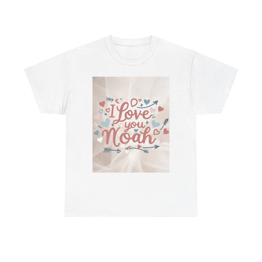 “Valentine special - Express Your Love - I Love You, Noah T-shirt”