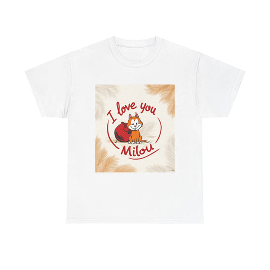 “Valentine special - Express Your Love - I Love You, Milou T-shirt”
