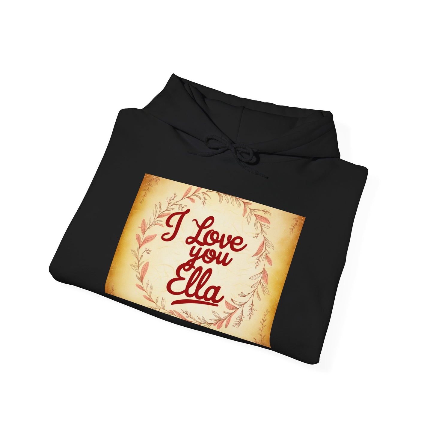 “Valentine special - Express Your Love - I Love You, Ella Hooded Sweatshirt”