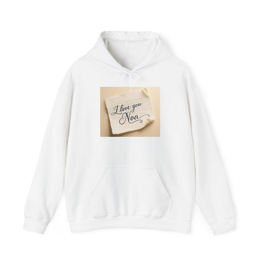 “Valentine special - Express Your Love - I Love You, Noa Hooded Sweatshirt”