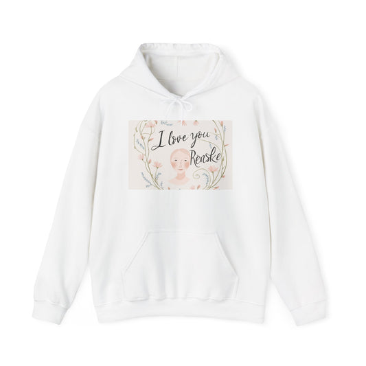 “Valentine special - Express Your Love - I Love You, Renske Hooded Sweatshirt”