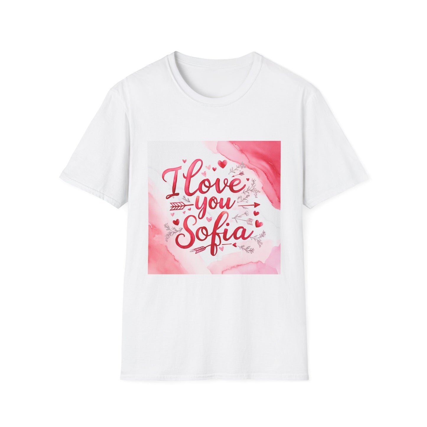 “Valentine special - Express Your Love - I Love You, Sofia T-shirt”