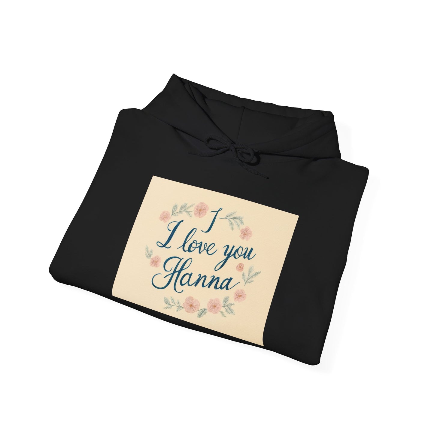 “Valentine special - Express Your Love - I Love You, Hanna Hooded Sweatshirt”