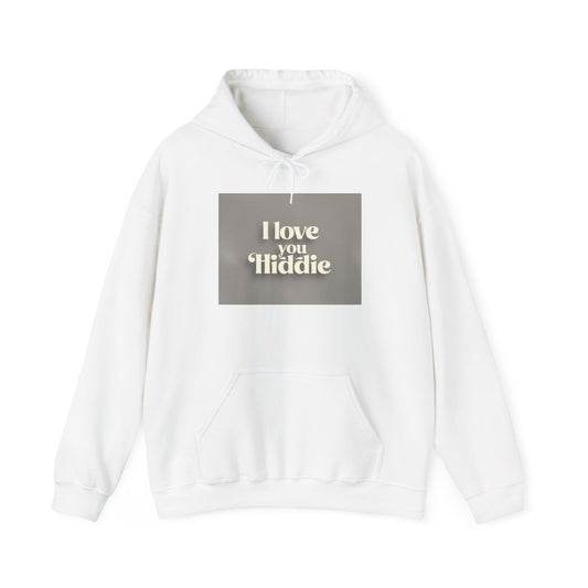 “Valentine special - Express Your Love - I Love You, Hiddie Hooded Sweatshirt”