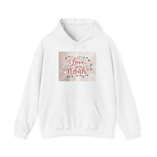 “Valentine special - Express Your Love - I Love You, Noah Hooded Sweatshirt”
