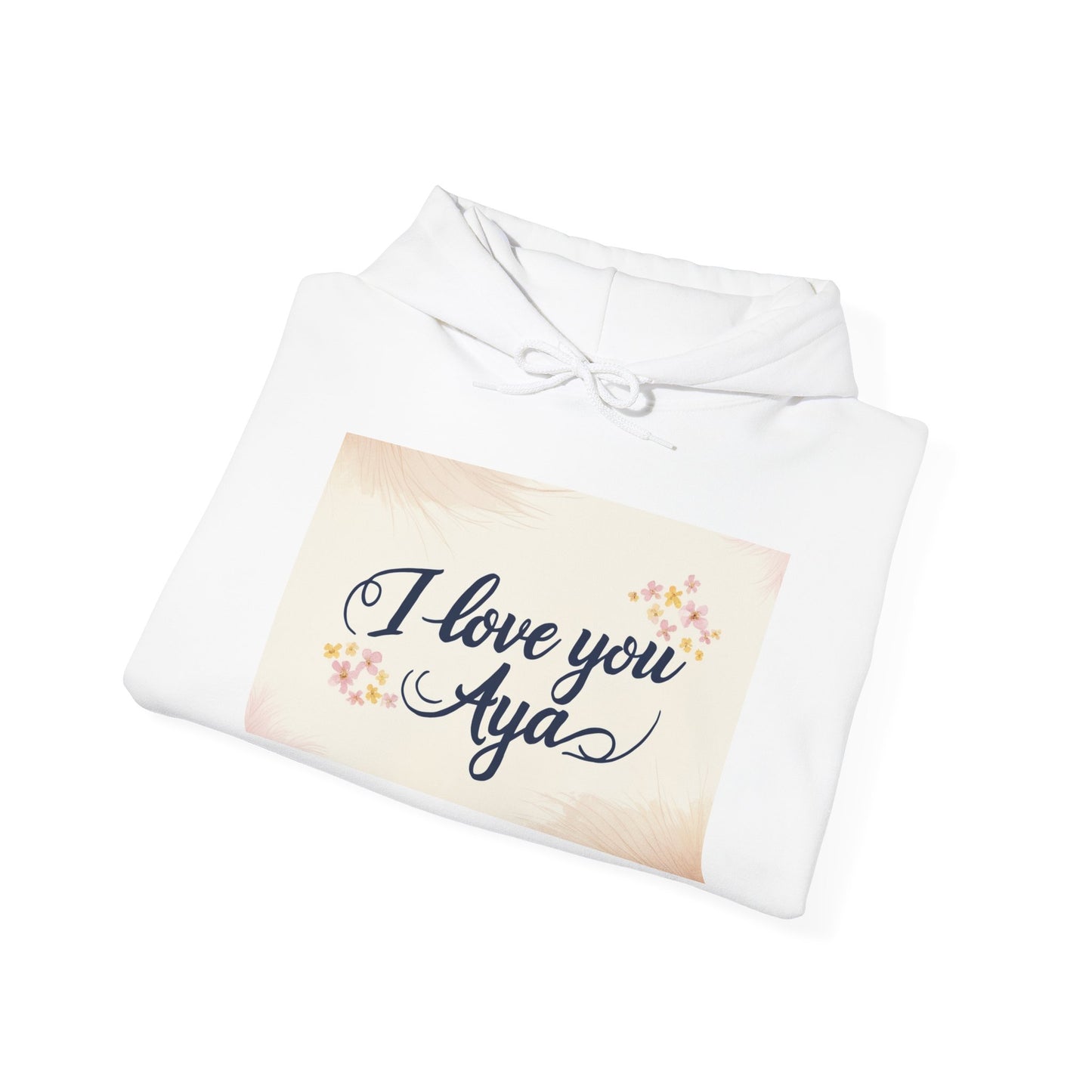 “Valentine special - Express Your Love - I Love You, Aya Hooded Sweatshirt ”