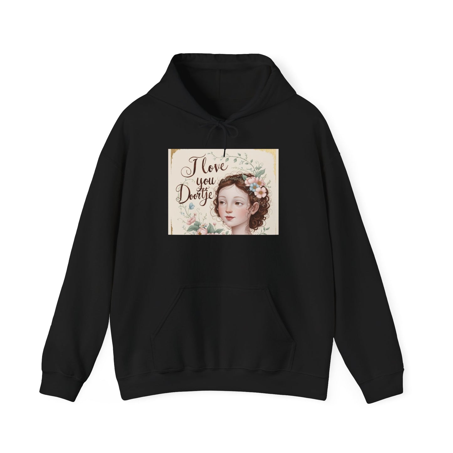 “Valentine special - Express Your Love - I Love You, Doortje Hooded Sweatshirt”