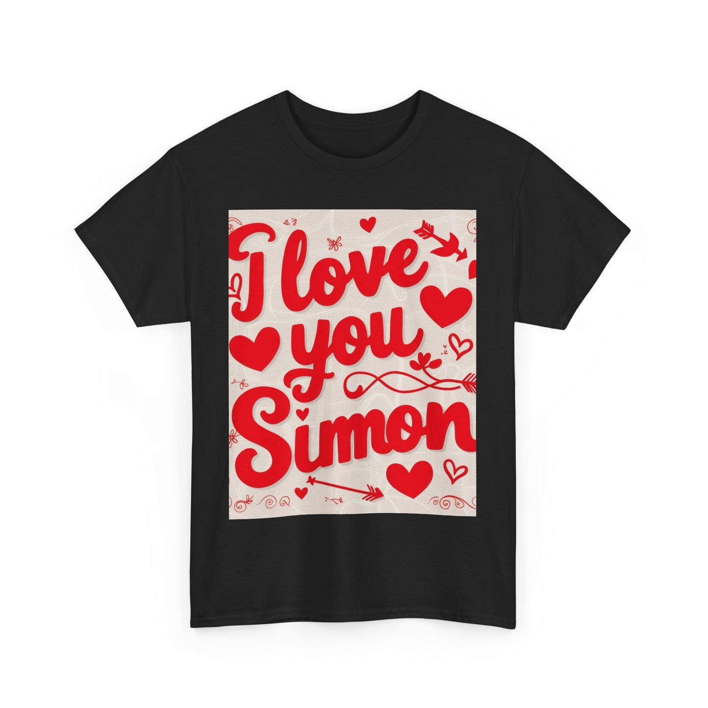 “Valentine special - Express Your Love - I Love You, Simon T-shirt”