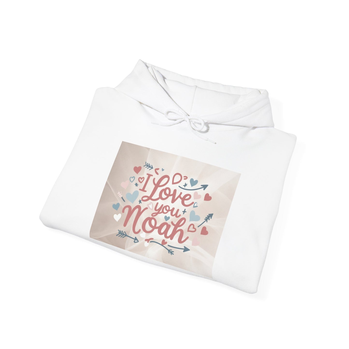 “Valentine special - Express Your Love - I Love You, Noah Hooded Sweatshirt”