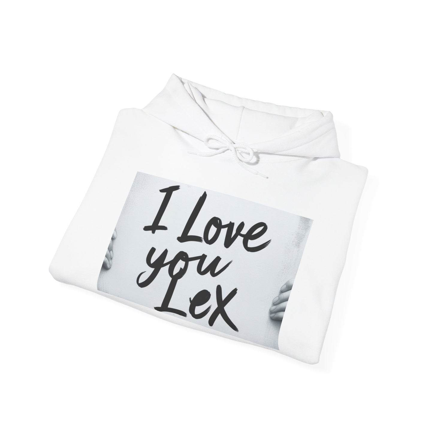 “Valentine special - Express Your Love - I Love You, Lex Hooded Sweatshirt”