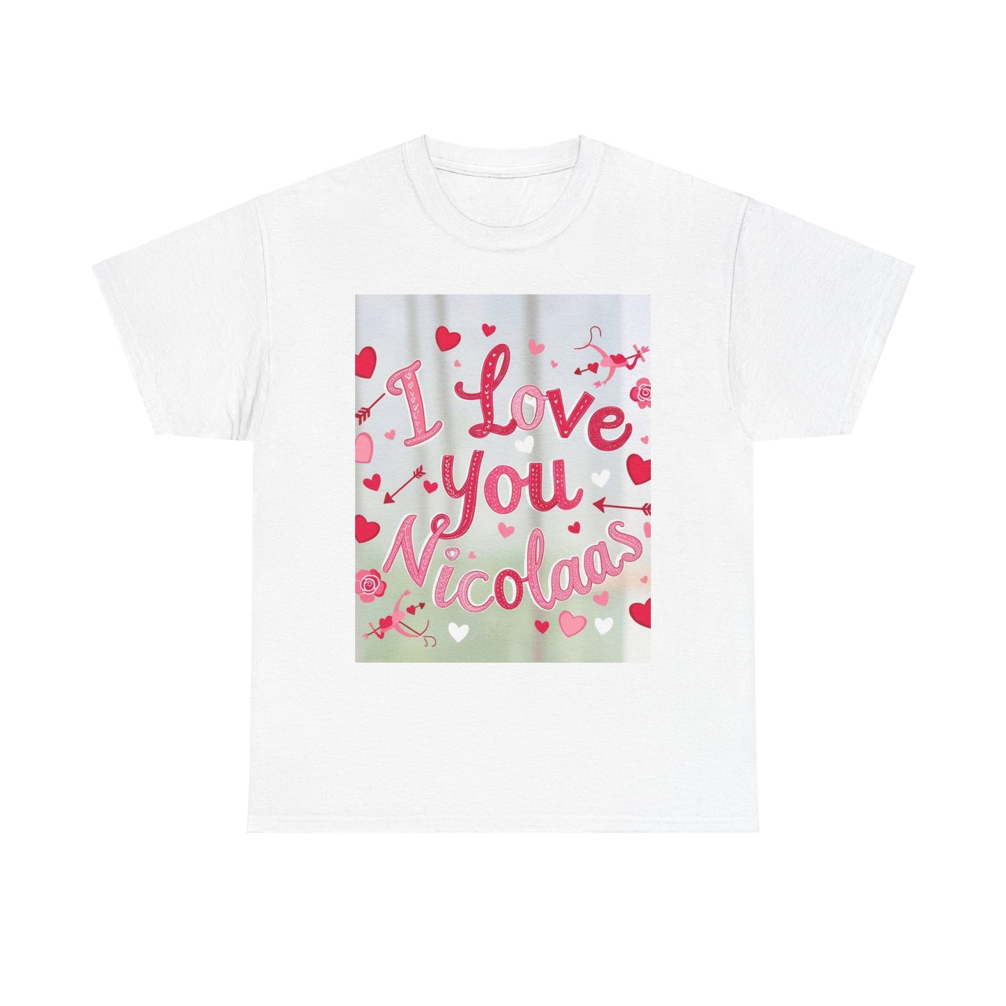 “Valentine special - Express Your Love - I Love You, Nicolaas T-shirt”