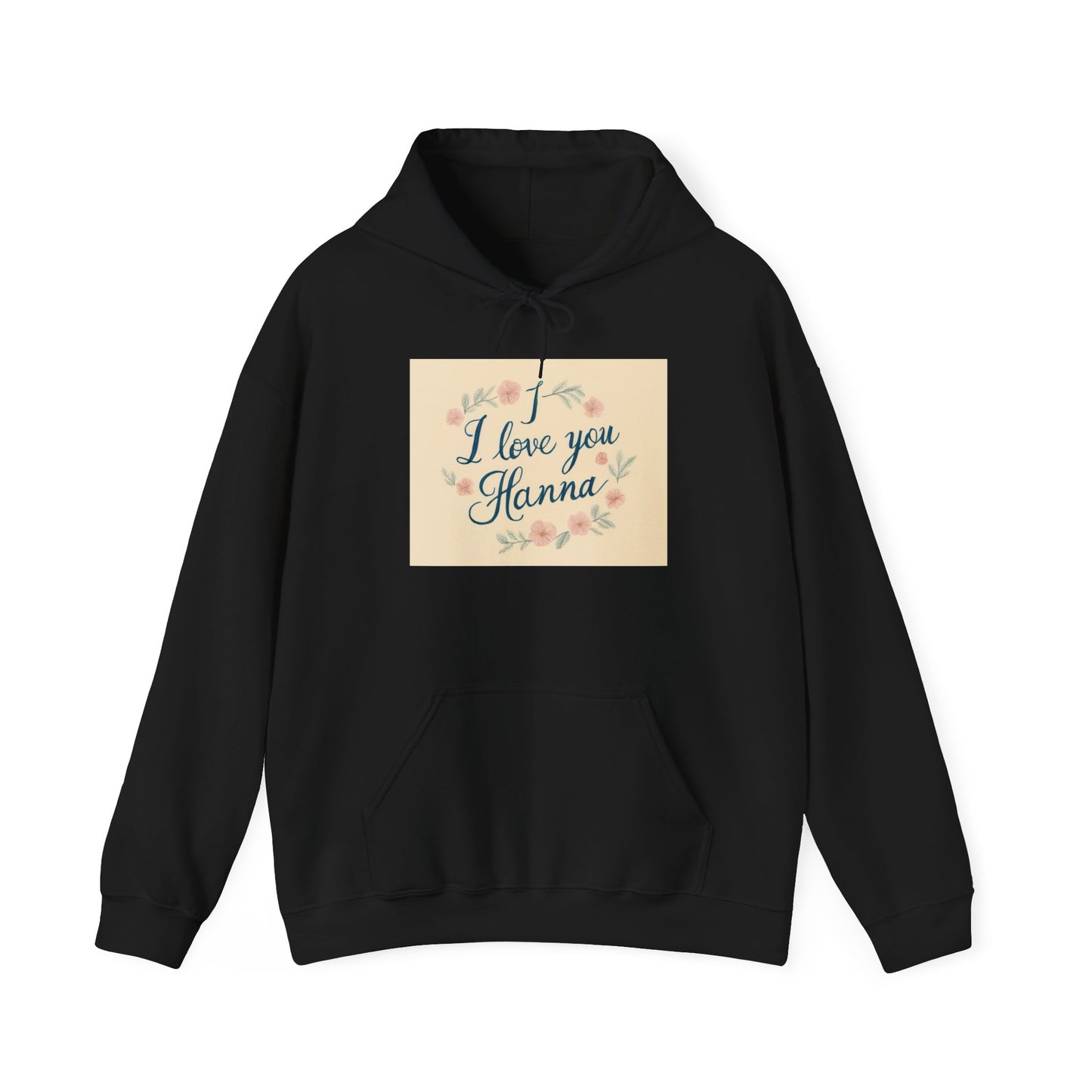 “Valentine special - Express Your Love - I Love You, Hanna Hooded Sweatshirt”