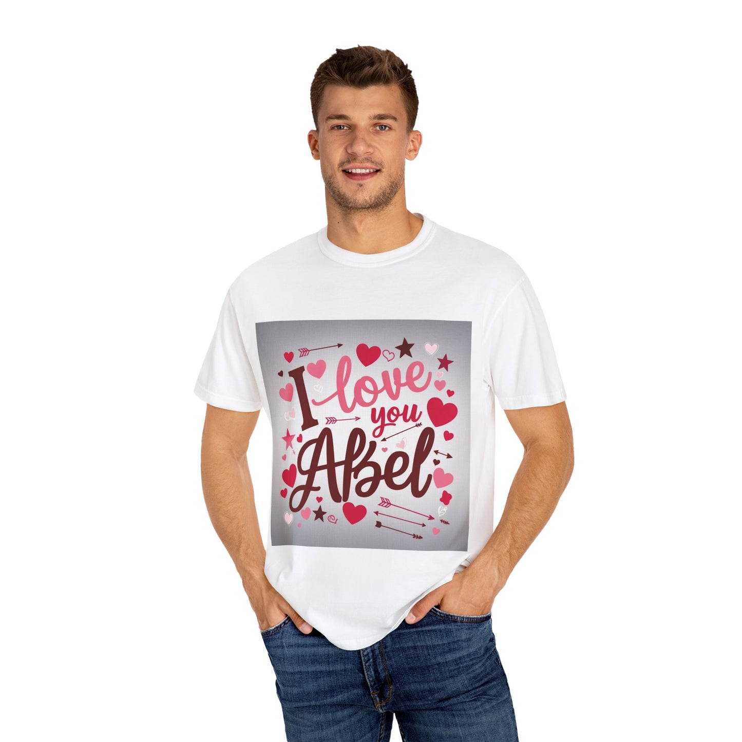 “Valentine special - Express Your Love - I Love You, Abel T-shirt”